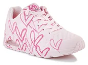 Sneakersy damskie - Skechers Uno Spread The Love 155507-LTPK - miniaturka - grafika 1