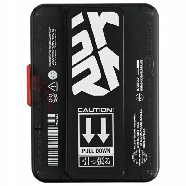 Portfel Skinarma Mirage Kira Kobai Wallet Magnetic Grip Stand, czarny