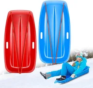 Sanki i ślizgacze - Zimowe bobsleje sanki 2szt z uchwytami dla dzieci i dorosłych 87CM - miniaturka - grafika 1