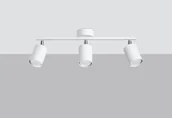 Lampy sufitowe - Sollux Lemmi SL.1125 plafon oprawa sufitowa 3x40W LED GU10 IP20 biały - miniaturka - grafika 1