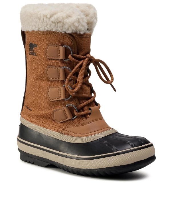 SOREL ŚNIEGOWCE DAMSKIE BRĄZOWE ZE SKÓRĄ 43 Ż_C