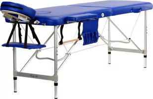 Bodyfit Stół, łóżko aluminiowe do masażu Niebieskie 2 segmentowe - niebieski 469 - Stoły i łóżka do masażu - miniaturka - grafika 2