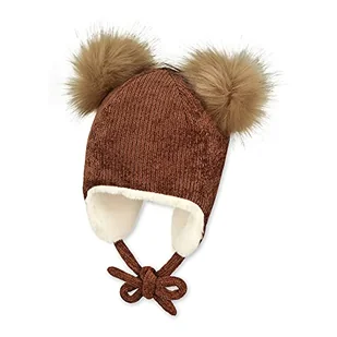 Sterntaler Inka-Mütze Cord Czapka Niebieski, brązowy, 43 - Czapki damskie - miniaturka - grafika 1