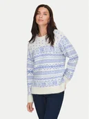 Swetry damskie - ONLY Sweter Xmas Nordic 15354824 Błękitny Regular Fit - miniaturka - grafika 1