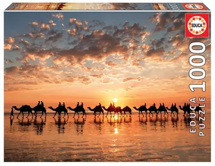 Educa Puzzle 1000 elementów Zachód słońca w Cable Beach,Australia - Puzzle - miniaturka - grafika 1
