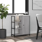 Szafki nocne - vidaXL Szafka, szary dąb sonoma, 70x30x80 cm, materiał drewnopochodny - miniaturka - grafika 1