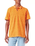 Koszulki męskie - Camel Active Męska Koszulka Polo, Sun Orange, Xxl - miniaturka - grafika 1