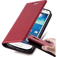 Etui i futerały do telefonów - Etui ochronne Cadorabo do Samsung Galaxy S4 MINI w kolorze czerwonym etui na telefon komórkowy z magnetycznym zamknięciem - miniaturka - grafika 1