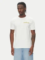 Koszulki męskie - Quiksilver T-Shirt Ev Disconnect Effects EQYZT08049 Biały Regular Fit - miniaturka - grafika 1