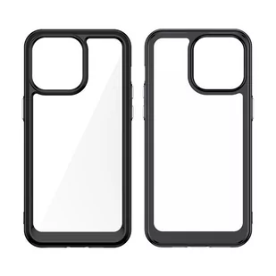 Etui Outer Braders z żelową ramką do iPhone 15 Pro czarne - Etui i futerały do telefonów Etui Outer Braders z żelową ramką do iPhone 15 Pro czarne - Etui i futerały do telefonów - miniaturka - grafika 3