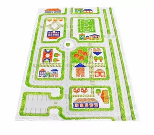 IVI Carpets Carpets, Dywan dziecięcy, 3D, Miasto Zabaw, Zielony, 134x180 cm - Dywany dla dzieci - miniaturka - grafika 1
