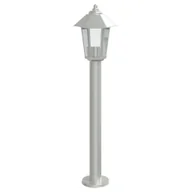 Lampy ogrodowe - Lampa ogrodowa na słupku, srebrna, 80 cm, stal nierdzewna - miniaturka - grafika 1