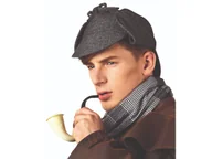 Dodatki do strojów karnawałowych - Czapka detektywa - 1 szt. - miniaturka - grafika 1