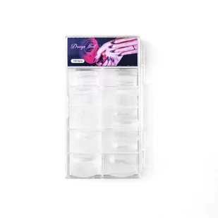 Tipsy Clear - 100 sztuk w kasecie - Sztuczne paznokcie i akcesoria - miniaturka - grafika 1
