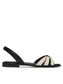 Sandały damskie - Aldo Sandały Adwiedan 14190499 Czarny - miniaturka - grafika 1