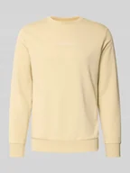 Bluzy męskie - Bluzka z okrągłym dekoltem i nadrukiem z logo - miniaturka - grafika 1