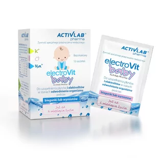 Elektrolity dla dzieci ElectroVit Baby PURE Activlab Pharma - Produkty energetyczne i izotoniki - miniaturka - grafika 1