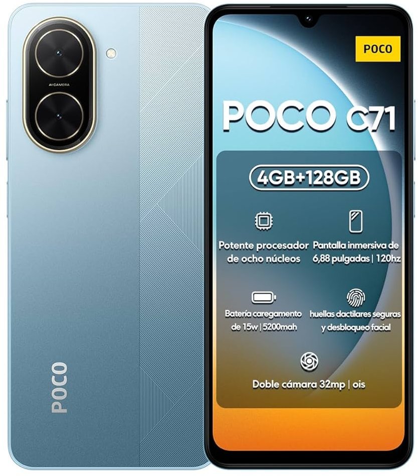 Poco C71 4/128GB Niebieski