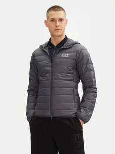 EA7 Emporio Armani Kurtka puchowa 8NPB24 PNGPZ U8115 Szary Regular Fit - Kurtki męskie - miniaturka - grafika 1