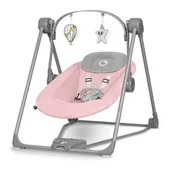Leżaczki i huśtawki - Lionelo Leżaczek Bujaczek Otto - różowy - miniaturka - grafika 1