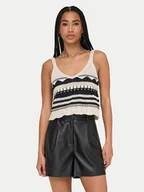 Koszulki i topy damskie - ONLY Top Merida 15344404 Czarny Regular Fit - miniaturka - grafika 1