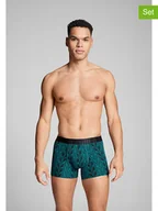 Majtki męskie - Puma Bokserki (2 pary) w kolorze czarno-zielonym - miniaturka - grafika 1