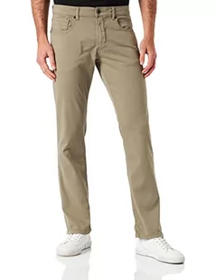 camel active Męskie spodnie bawełniane regular fit Houston, zielony, 35W / 36L - Spodenki męskie - miniaturka - grafika 1