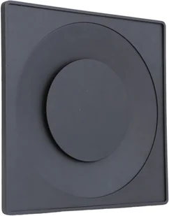 ASKV Anemostat nawiewno-wywiewny kwadratowy 150 czarny - Rury i kanały wentylacyjne - miniaturka - grafika 1