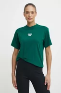 Koszulki sportowe damskie - Reebok Classic t-shirt bawełniany Archive Essentials damski kolor zielony 100076222 - miniaturka - grafika 1