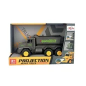 Samochody i pojazdy dla dzieci - CIĘŻARÓWKA Z ŚWIATŁEM I DŹWIĘKIEM POJAZD BUDOWALNY DLA DZIECI - miniaturka - grafika 1