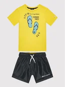 Spodenki damskie - Champion Komplet t-shirt i szorty sportowe 306050 Kolorowy Regular Fit - miniaturka - grafika 1