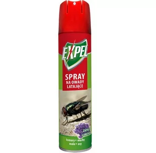 Spray na owady latające Expel 300ml. Środek na muchy, komary, mole, osy. - Zwalczanie i odstraszanie szkodników - miniaturka - grafika 1
