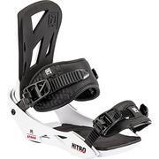 Sporty zimowe - akcesoria - Nitro STAXX '23 wiązanie na snowboardzie, białe, L - miniaturka - grafika 1