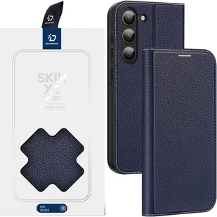 Dux Ducis Skin X2 Etui Samsung Galaxy S23+ Pokrowiec Z Klapką Portfel Podstawka Niebieskie - Portfele - miniaturka - grafika 1