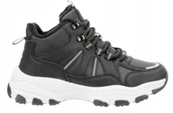 Buty trekkingowe damskie - Buty damskie Big Star OO274A160 trapery ocieplane czarne 39 - miniaturka - grafika 1