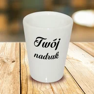 Kieliszki - Ceramiczny kieliszek 45 ml z Twoim nadrukiem - miniaturka - grafika 1