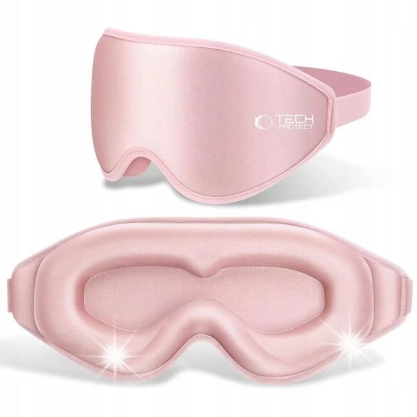 Zaciemniająca Opaska Na Oczy Do Snu Do Spania Maska 3d Regulowana Delikatna