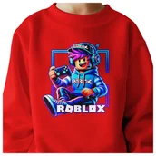 Bluzy dla dziewczynek - BLUZA DZIECIĘCA ROBLOX GRACZ DLA CHŁOPCA DZIEWCZYNKI 110-116 - miniaturka - grafika 1