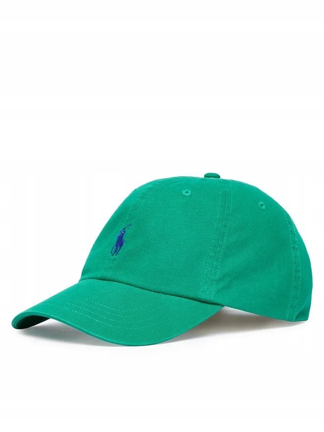 Polo Ralph Lauren Czapka z daszkiem kolor zielony rozmiar uniwersalny