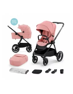 KINDERKRAFT NEA 2w1 Ash Pink - Wózki dziecięce - miniaturka - grafika 1