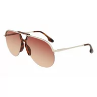 Okulary przeciwsłoneczne - Victoria Beckham Vb222s 46413 Okulary przeciwsłoneczne, 711 złote wino pomarańczowe, 65 mieszane, 711 Gold Wine Orange, 65 - miniaturka - grafika 1