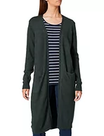 Swetry damskie - Vila Kobiety Viril Long L/S Knit Cardigan - Noos Kardigan, Zielony, XS - miniaturka - grafika 1