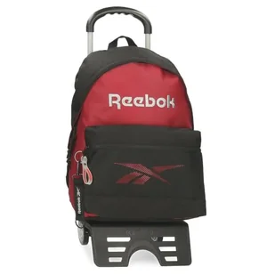 Reebok Portland Plecak szkolny z wózkiem Czarny 31x44x17,5 cms Poliester 23,87L by Joumma Bags, czarny, plecak szkolny na kółkach - Plecaki szkolne i tornistry - miniaturka - grafika 1