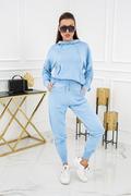 Moda i Uroda OUTLET - Komplet dzianinowy Roxy PU1122 Baby Blue - miniaturka - grafika 1