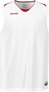 Koszulki i topy damskie - Spalding Spalding Odzież Teamsport Attack Tank Top biały biały/czerwony XXS 300211502 - grafika 1