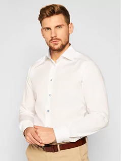 Koszule męskie - Eton Koszula 100001274 Biały Slim Fit - grafika 1