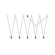 Lampy sufitowe - Nowodvorski More Eye lampa wisząca 5-punktowa czarna 7825 7825n - miniaturka - grafika 1