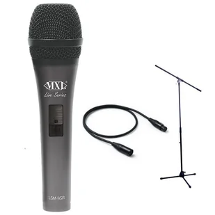 MXL LSM-5GR + Statyw + kabel 3m ♦ 30 DNI NA ZWROT ♦ GWARANCJA DOOR-TO-DOOR ♦ SZYBKA WYSYŁKA - Mikrofony estradowe - miniaturka - grafika 1