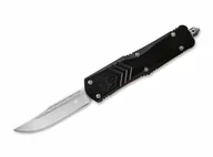 Noże - Cobratec Nóż sprężynowy CobraTec OTF Small FS-X Black D2 (06CT018) T 06CT018 - miniaturka - grafika 1