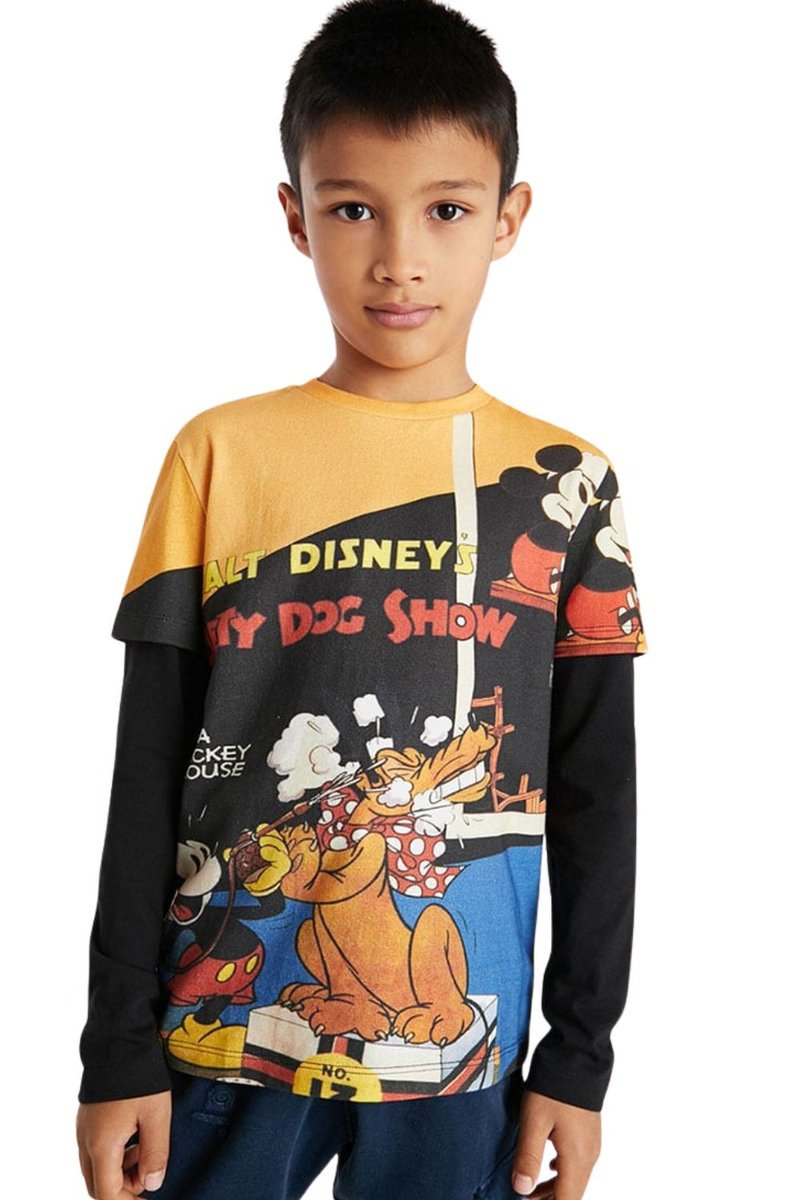 Bluzka dziecięca Desigual Disney Myszka Miki Retro 2w1-98